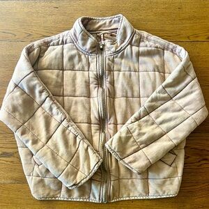 Free People Dolman Quilted Knit Jacket